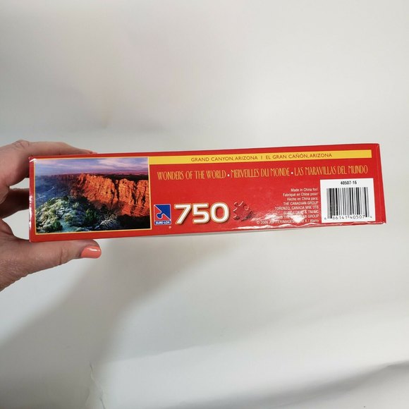 New Sealed Sure Lox Wonders of the World Jigsaw Puzzle Grand Canyon 750 pieces - Picture 6 of 6